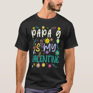 T-shirt Papa G est mon Valentin Saint-Valentin