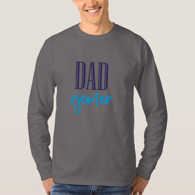 T-shirt Papa Gamer (Devant)