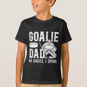 T-shirt Papa gardien de but de hockey drôle d'un gardien d