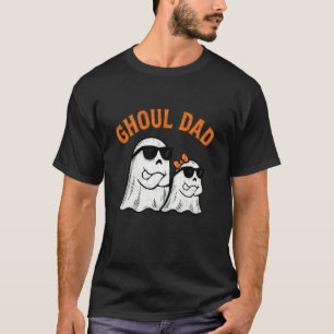 T-shirt Papa Ghoul Vintage Costume Drôle d'Halloween Papa