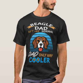 T-shirt Papa - glacière Beagle Dad