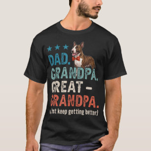 T-shirt Papa Grand-père Arrière-grand-père Meilleure fête