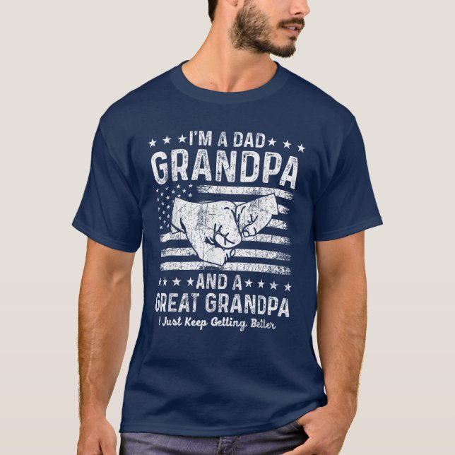 T-shirt Papa grand-père grand-père drôle Fête des pères (Devant)