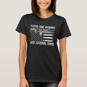 T-shirt Papa Grand-père Vétérinaire US Drapeau J'aime Une 