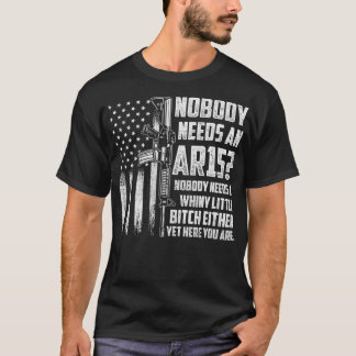 T-shirt Papa Grand-père Vétérinaire US Drapeau Pro Gun 2e
