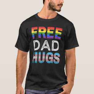 T-shirt Papa Gratuit Accrocs Lgbtq Gay pride Mois Fier All