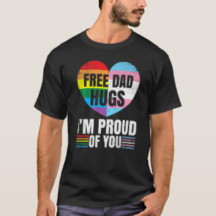 T-shirt Papa Gratuit Embrasse Je suis fier de toi gay Tran