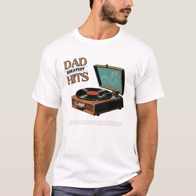 T-shirt Papa Greatest Hit (Devant)