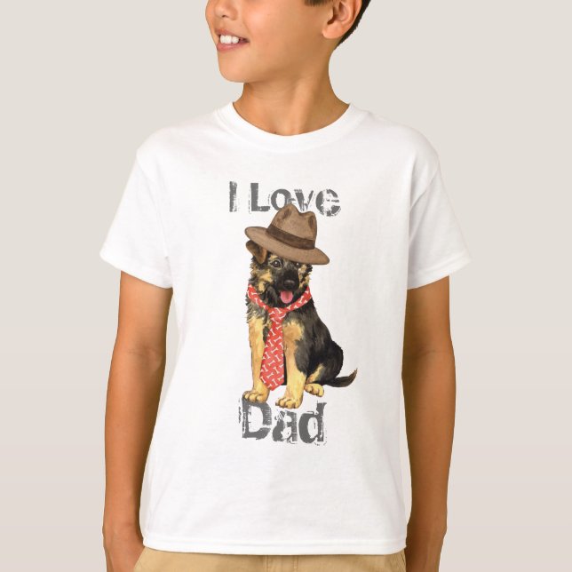 T-shirt Papa GSD (Devant)