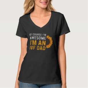 T-shirt Papa Guerrier FIV Jour de Transfert Infécondité