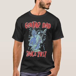 T-shirt Papa guitare depuis 2017