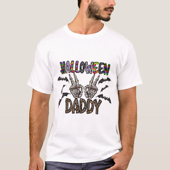 T-shirt Papa Halloween (Devant)