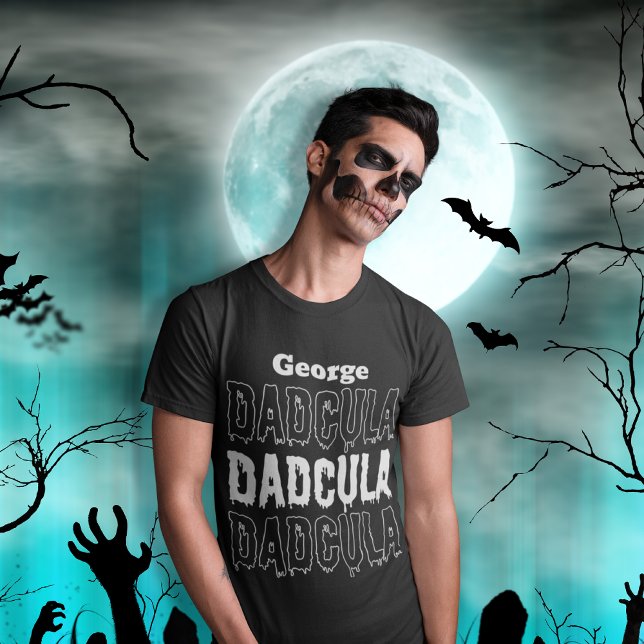 T-shirt Papa Halloween Chemises Dadcula pour homme (Dad Halloween t-shirt Dadcula fall shirts for men)