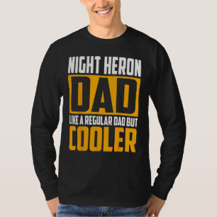 T-shirt Papa Héron de Nuit Hommes Comme un Papa Régulier m