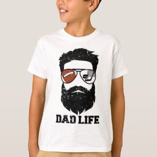 T-shirt Papa Hockey Pied Désordonné Cheveux Barbe Papa Hoc