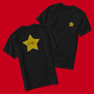 T-shirt Papa Hollywood Stars Anniversaire