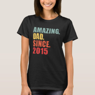 T-shirt Papa incroyable 2015 Depuis 2015