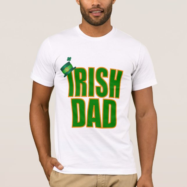 T-shirt Papa irlandais (Devant)