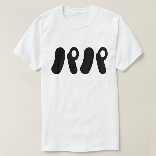 T-shirt Papa japonais パ パ | Nihongo (Design devant)