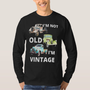 T-shirt Papa Je Ne Suis Pas Vieux Je Vintage Classique Voi