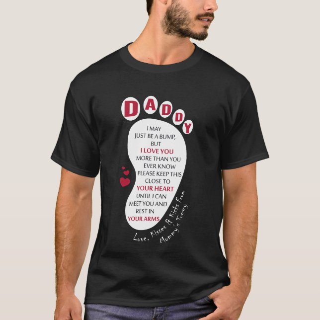 T-shirt Papa, je peux être une bosse - de la maman de mama (Devant)