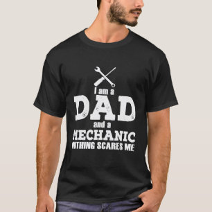 T-shirt Papa Je Suis Un Papa Et Mécanicien Rien Ne Me Fait