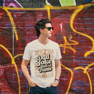 T-shirt Papa Joke Hall de la renommée Style rétro