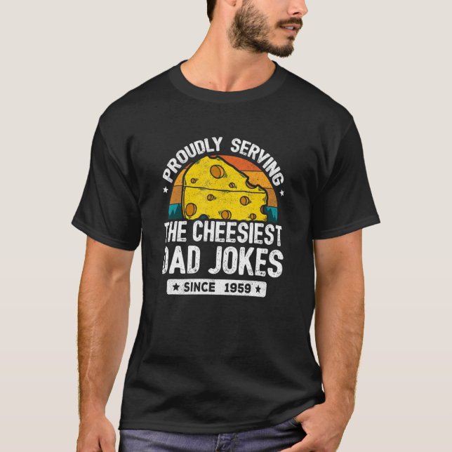 T-shirt Papa Joke Puns Papa Blagues Papa depuis 1959 Papa  (Devant)