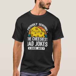 T-shirt Papa Joke Puns Papa Blagues Papa depuis 1971 Papa 