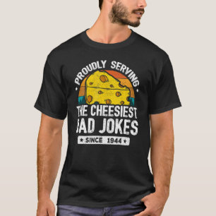 T-shirt Papa Joke Puns Papa Plaisanteries Papa depuis 1944