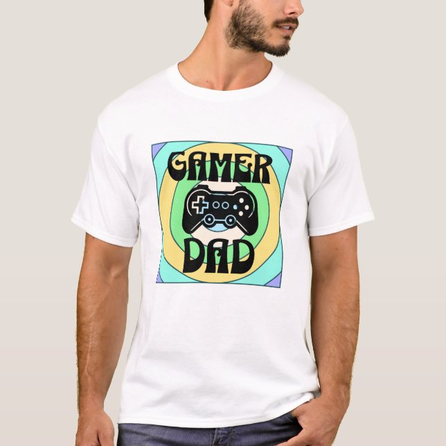 T-shirt Papa joueur (Devant)