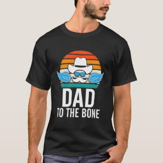 T-shirt Papa jusqu'à l'os Parents Famille Maman Papa Paren