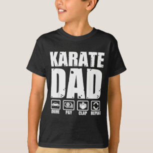 T-shirt Papa Karaté Drôle Arts Martiaux Père Humour Pères