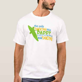 T-shirt papa kayaking