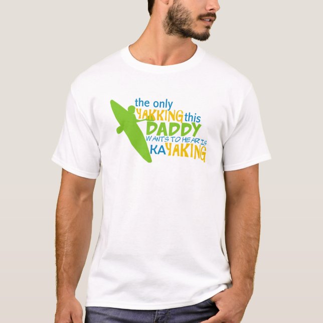 T-shirt papa kayaking (Devant)
