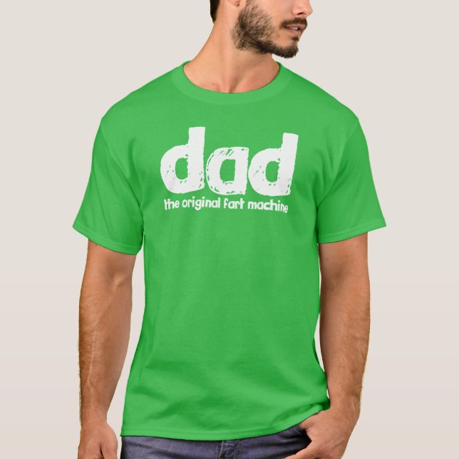 T-shirt Papa - la machine originale de pet (Devant)