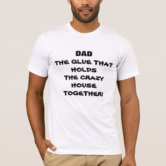 T-shirt PAPA, la pièce en t de COLLE (Devant)