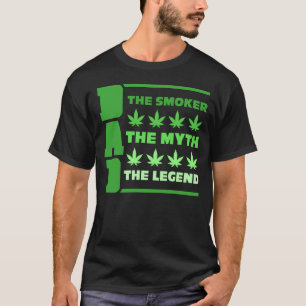 T-shirt Papa le fumeur la légende le mythe Weed Daddy
