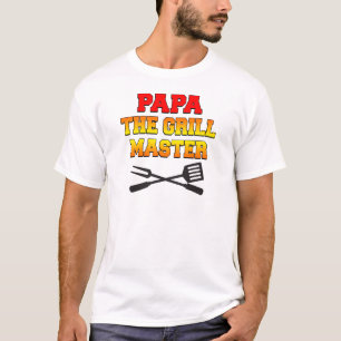 T-shirt Papa le maître de gril