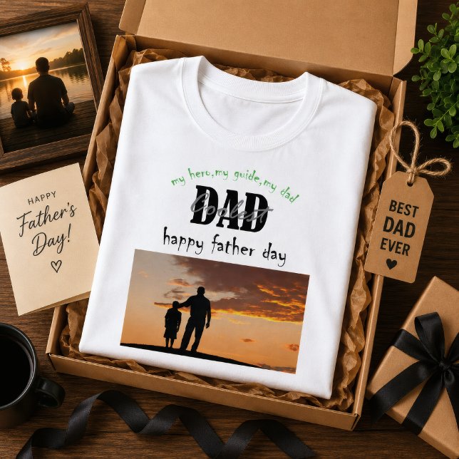T-shirt Papa le plus cool jamais Retro coucher de soleil f (Créateur téléchargé)