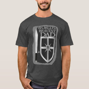 T-shirt Papa le plus courageux du monde