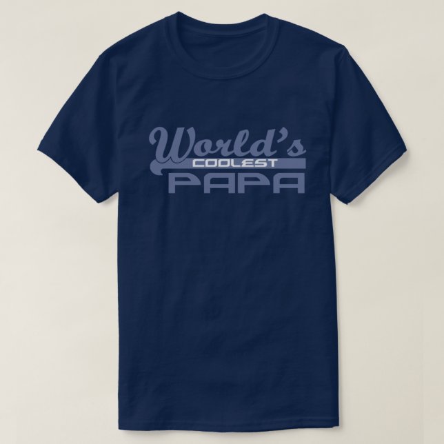 T-shirt Papa le plus froid du monde (Design devant)
