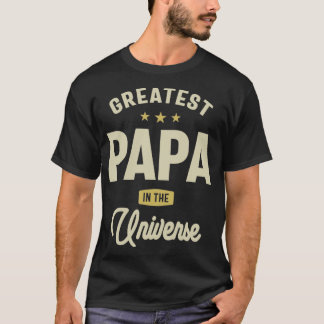 T-shirt Papa le plus grand papa de l'univers