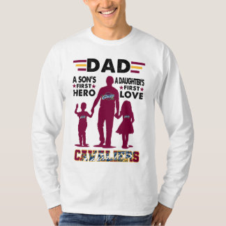 T-shirt Papa le premier héros d'un fils le premier amour d