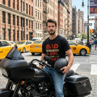 T-shirt "Papa - Le seul homme en qui une fille peu