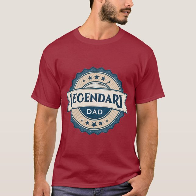 T-shirt papa légendaire (Devant)