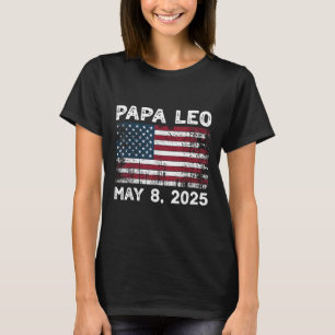 T-shirt Papa Leo Nous Dieu Béni Pape Léo Pape Américain