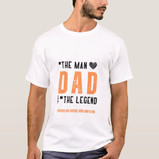T-shirt "Papa : L'homme, la légende - Fête des pères profo