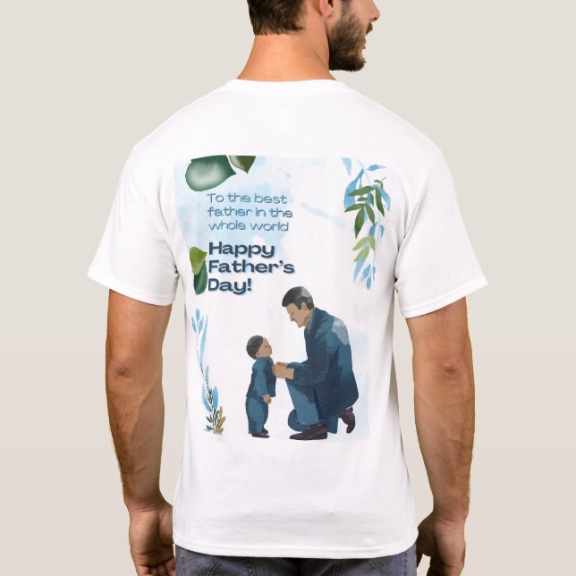 T-shirt Papa : L'Homme, Le Mythe, La Légende (Dos)