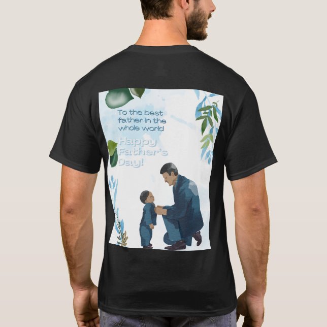 T-shirt Papa : L'Homme, Le Mythe, La Légende (Dos)
